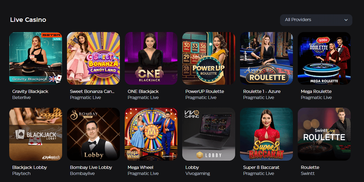 Skycrown Live Casino Games