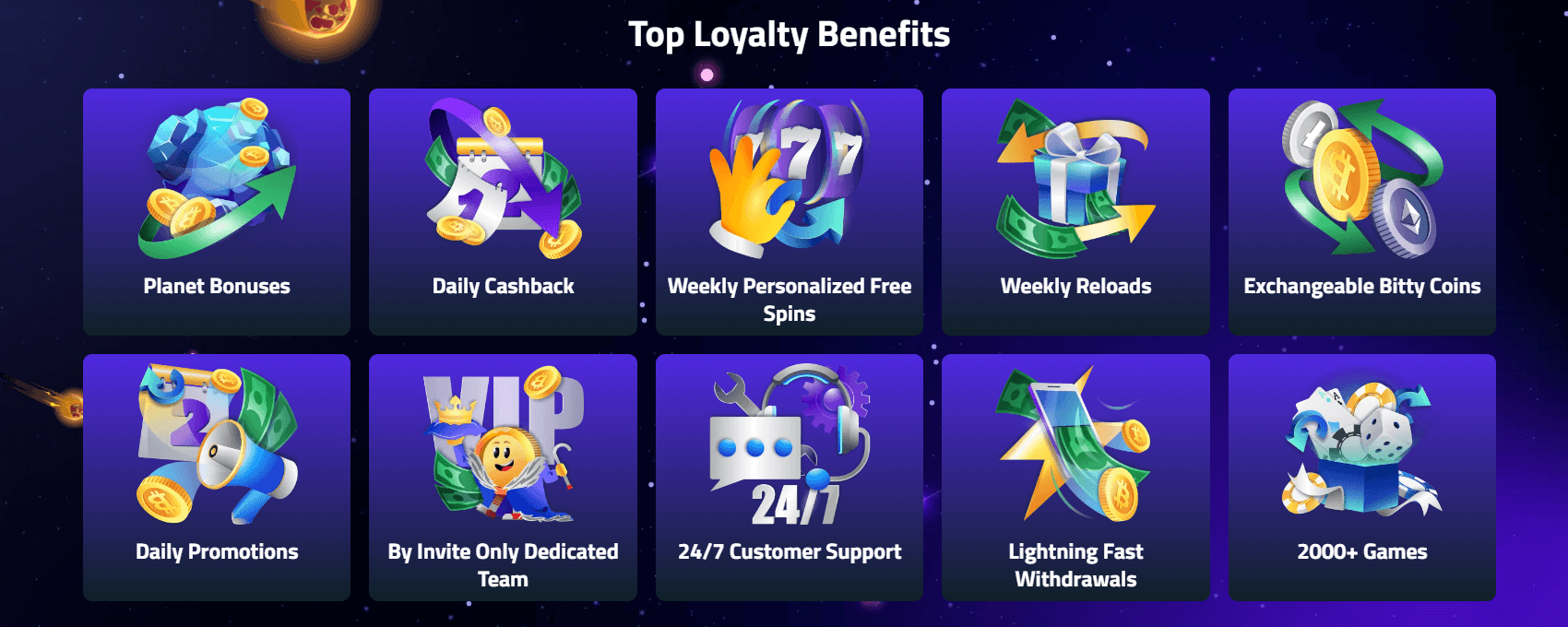 mBitcasino.io Loyalty Program