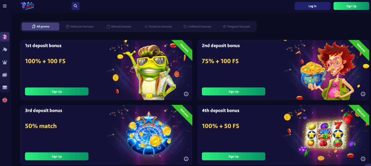 7bitcasino Bonuses