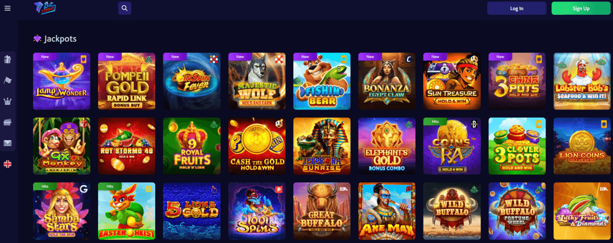 7bitcasino Jackpot Games