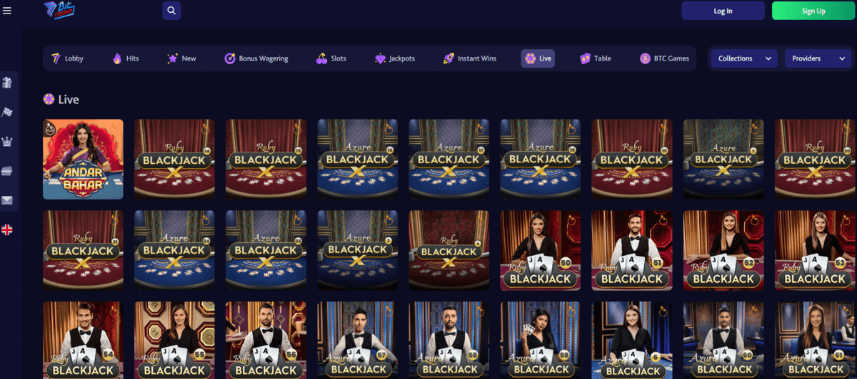 7bitcasino Live Games
