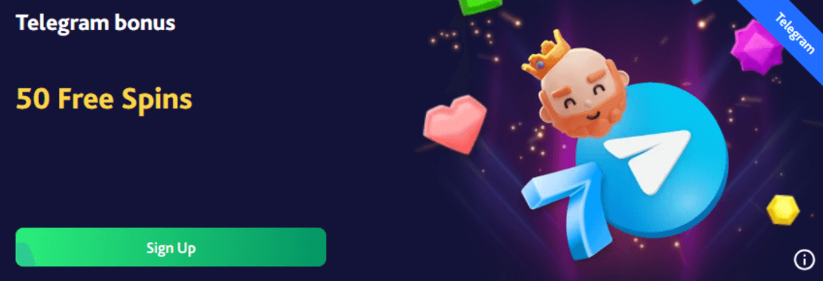 7bitcasino Telegram Bonuses
