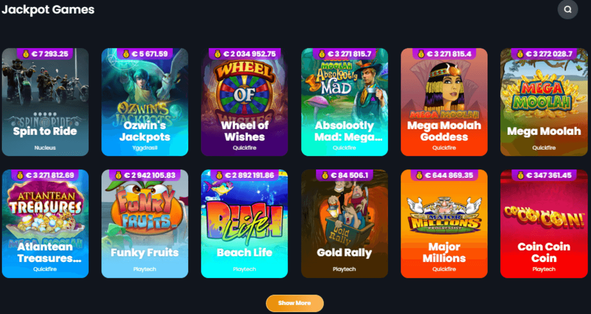 Bitkingz Jackpot Games