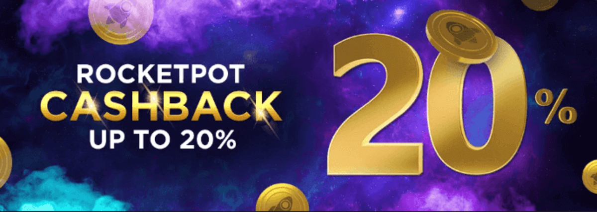 Rocketpot Daily Cashback Bonuses