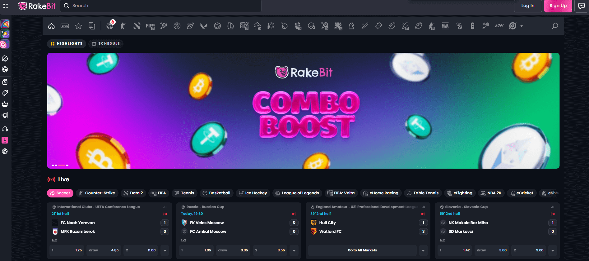 Rakebit Sports Betting